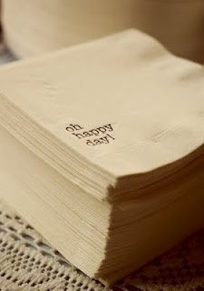 Personnalisation des serviettes