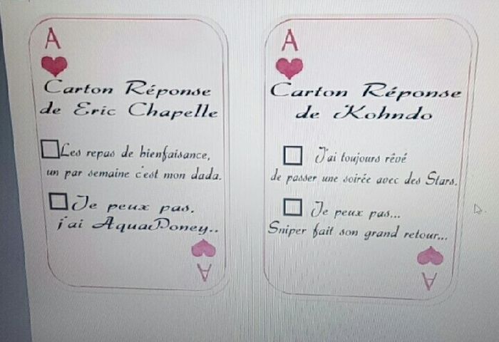 Carton réponse pour les invités - 2
