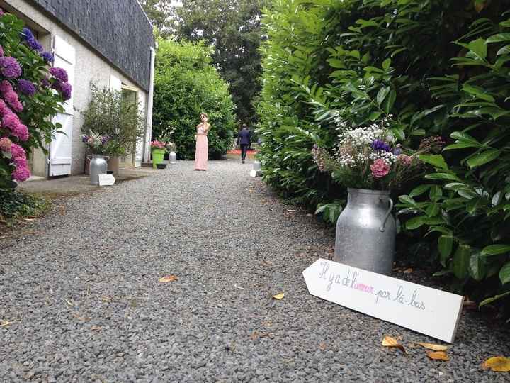 allée vers la ceremonie