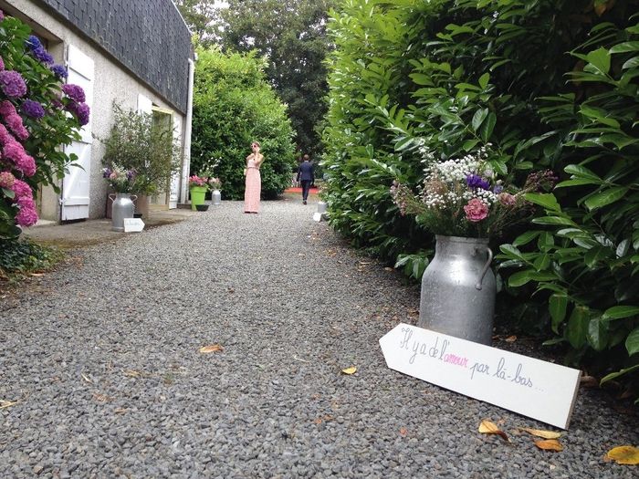 allée vers la ceremonie