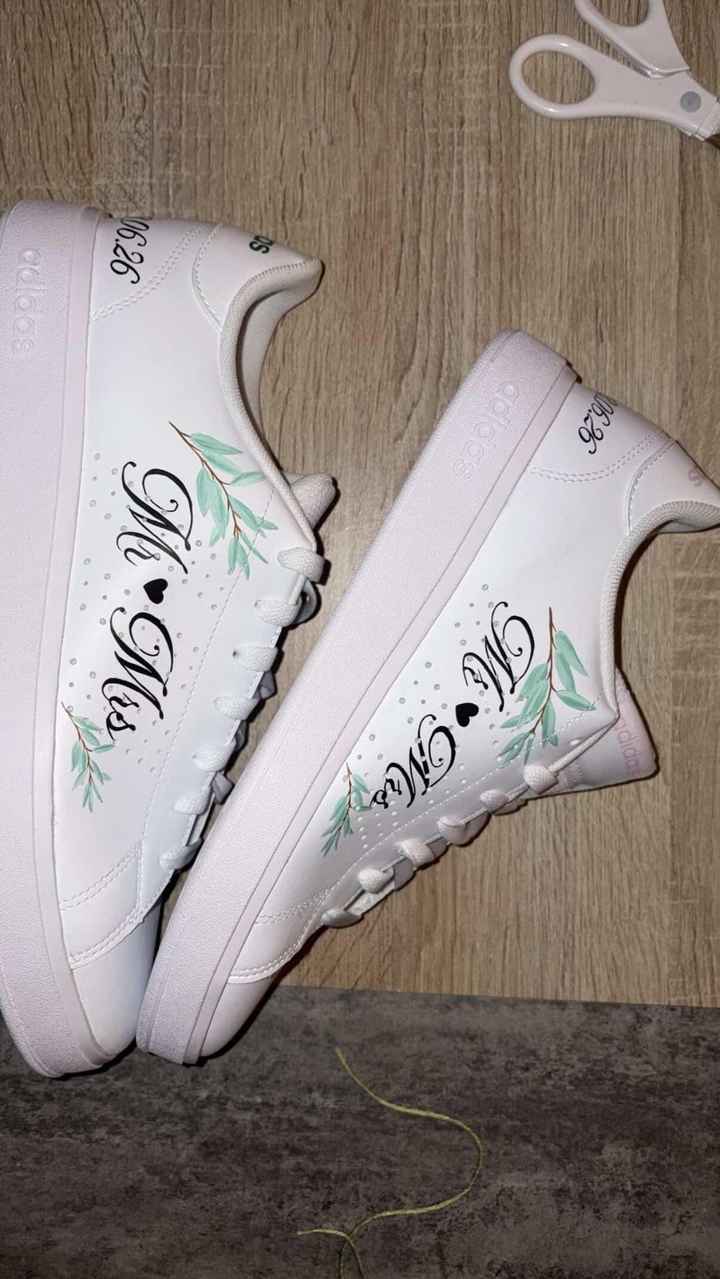 Avancée des préparatifs - Baskets personnalisées - 1