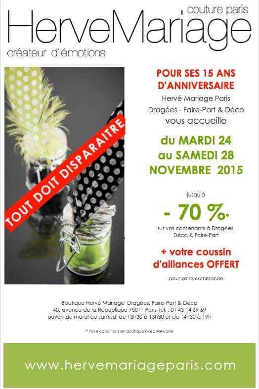 Bon plan déco hervé mariage paris - 1