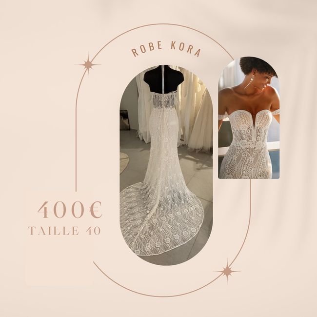 Alerte bon plan robes de mariée 400 euros / fermeture showroom 3