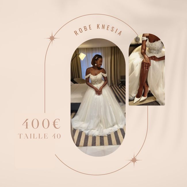 Alerte bon plan robes de mariée 400 euros / fermeture showroom 6