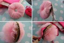 Diy pompons tulle - 1