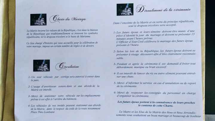 charte mariages Bagatelle