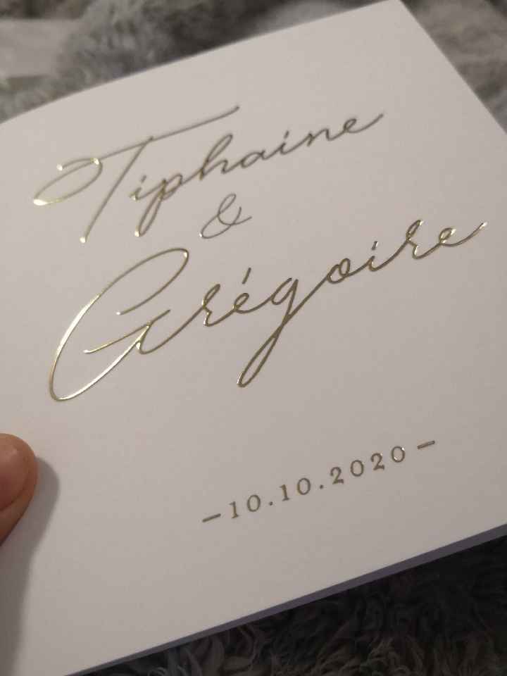 Nos faire parts 😍 - 1