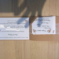 Faire parts finis et envoyés - 2