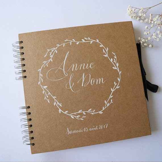 Livre d'or personnalisable 