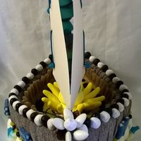 Pour votre mariage voici un "Bateau en bonbons et dragées" pour vos décorations de tables