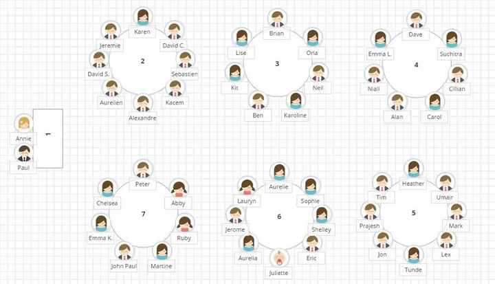 Seating plan