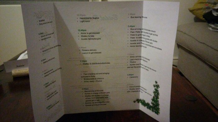 Petite avancée de notre déco toujours sur le thème "trèfle et lavande" - 6