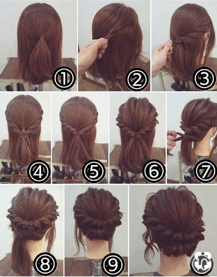 Les Cheveux courts ont ke droit aussi à leur chignon - 4