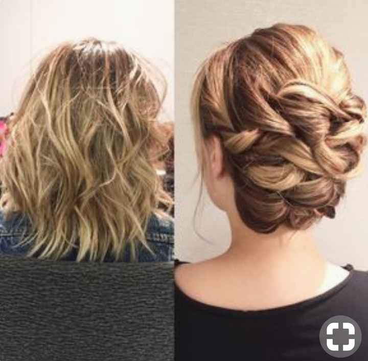 Les Cheveux courts ont ke droit aussi à leur chignon - 6