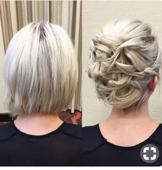 Les Cheveux courts ont le droit aussi à leur chignon 2