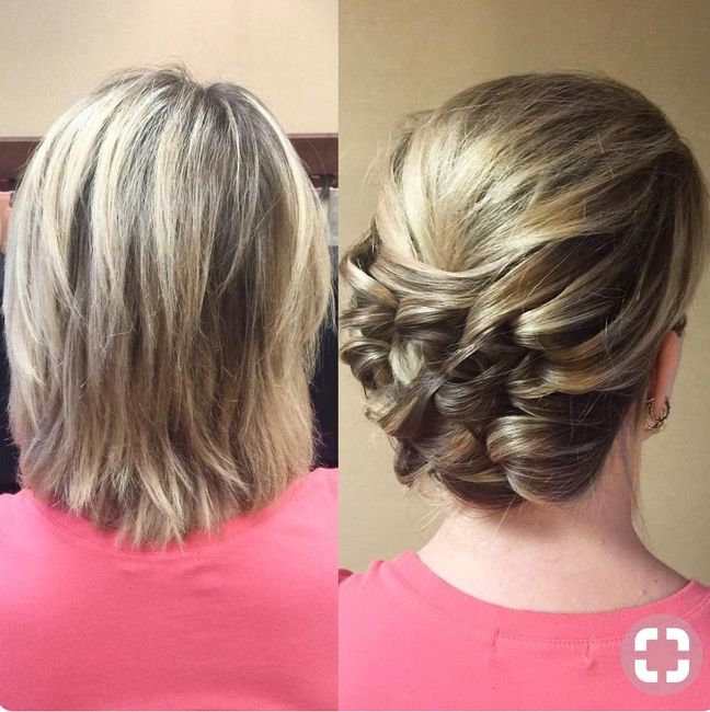 Les Cheveux courts ont le droit aussi à leur chignon 3