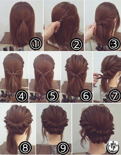Les Cheveux courts ont le droit aussi à leur chignon 4
