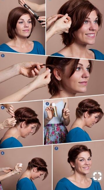 Les Cheveux courts ont le droit aussi à leur chignon 5