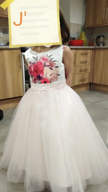 Robes des petites demoiselles d'honneur reçues. Trop contente... - 2