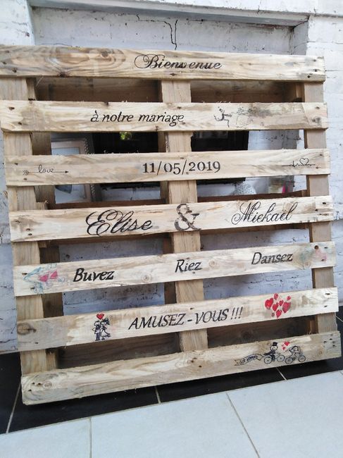 Comment avez vous fais vos palettes d'accueil - 1