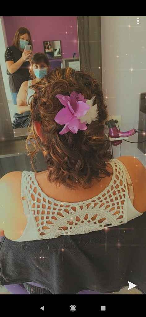 Exemples de coiffures de mariée avec frange - 1