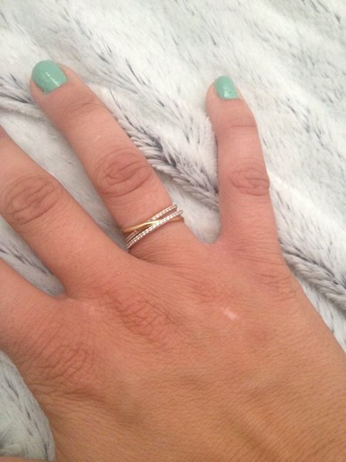 Et vous à quoi ressemble votre bague de fiançailles ? - 1