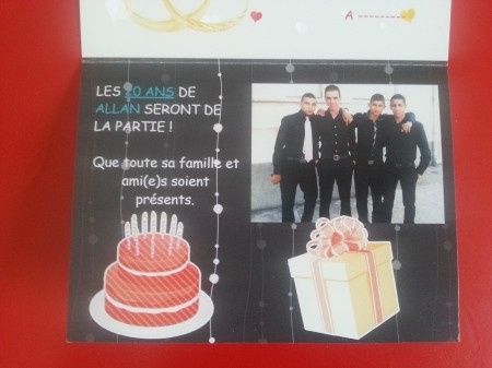 20 ans du fiston
