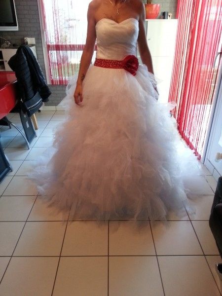 Ma robe au 1 er essais. 