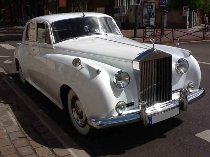 La voiture choisi Rolls de 1955
