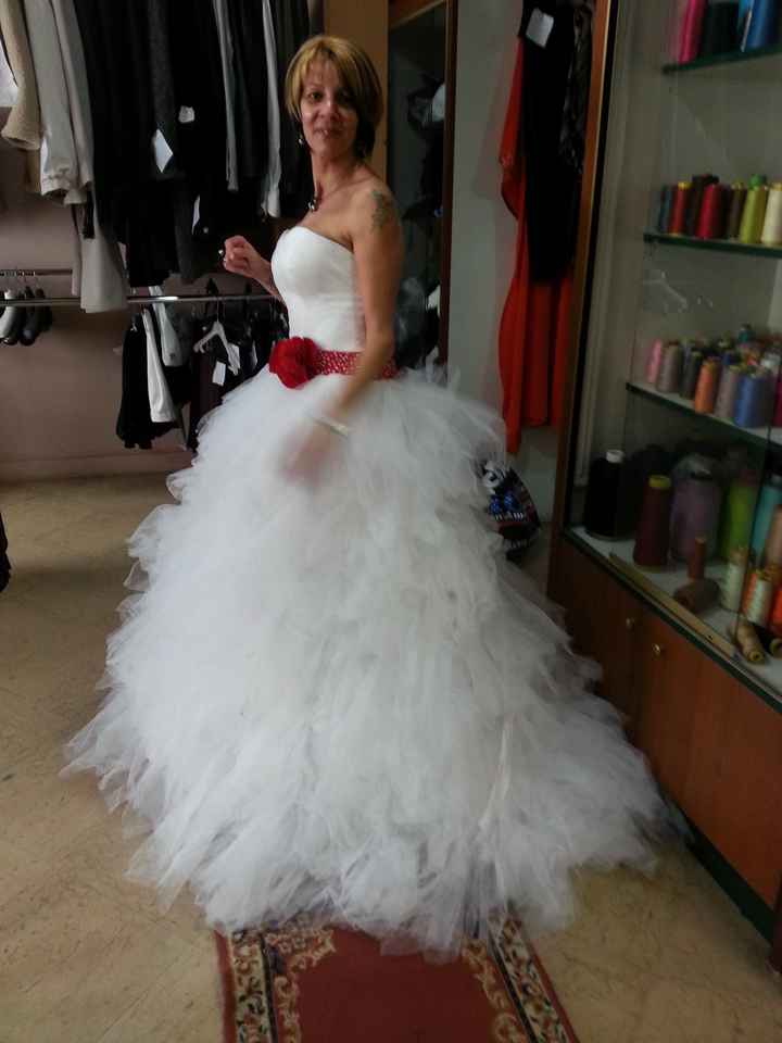 Deusième essais de la robe.