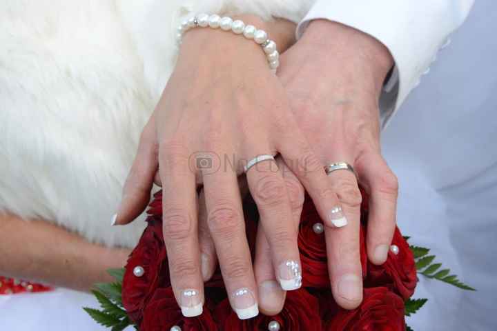 Les alliances aux doigts