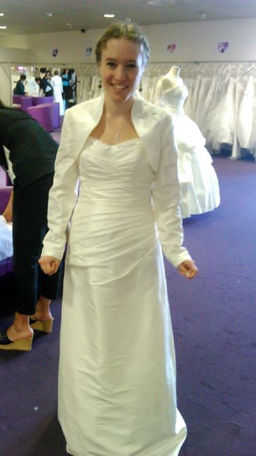 Ma robe (avant retouches sur la longueur)