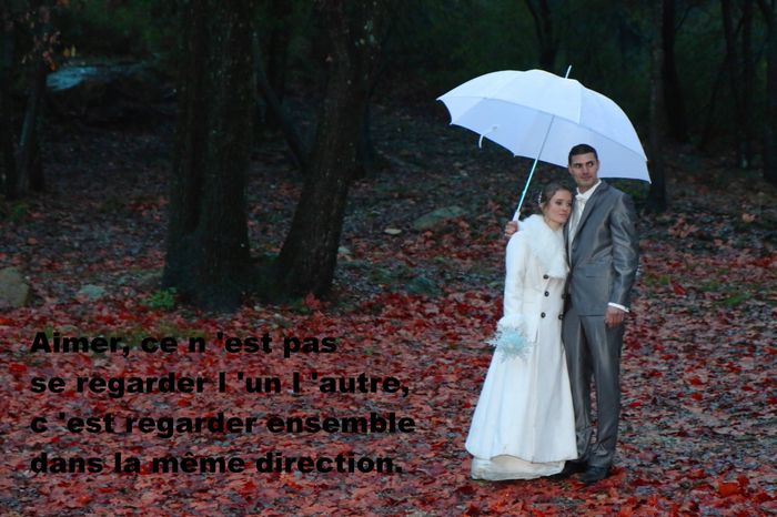 Mariage sous la pluie
