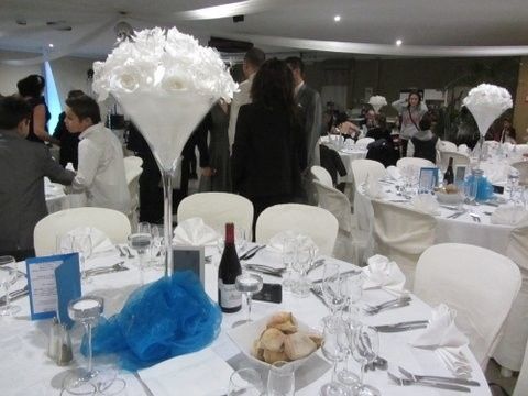 Décoration de mes tables, Jour J