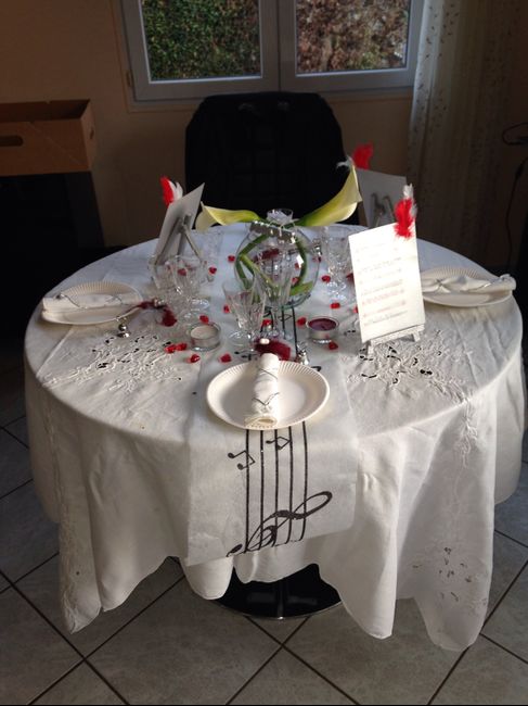 Essai deco de table