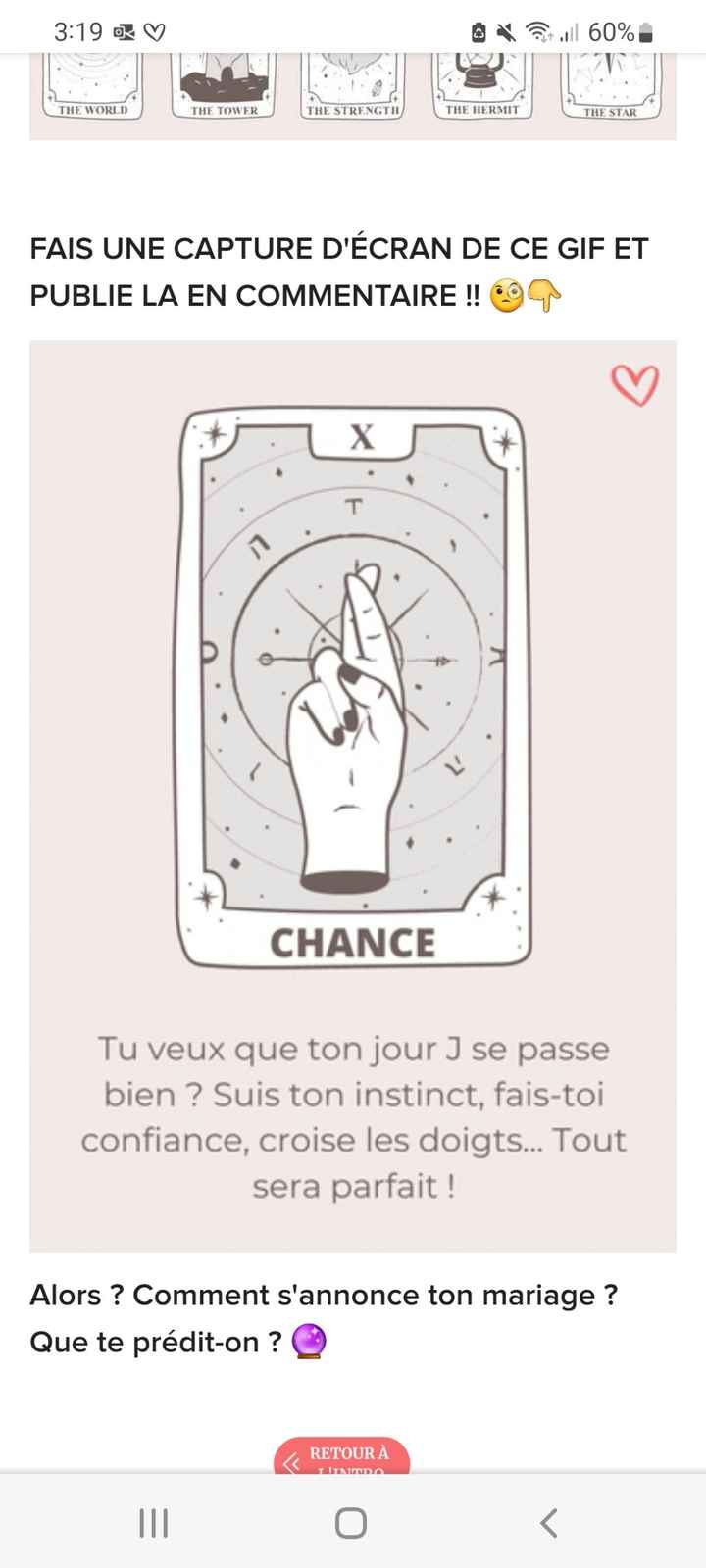 La chance te sourit 🔮😃 - 1
