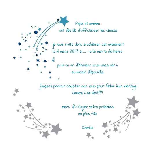 invitation ceremonie et vh