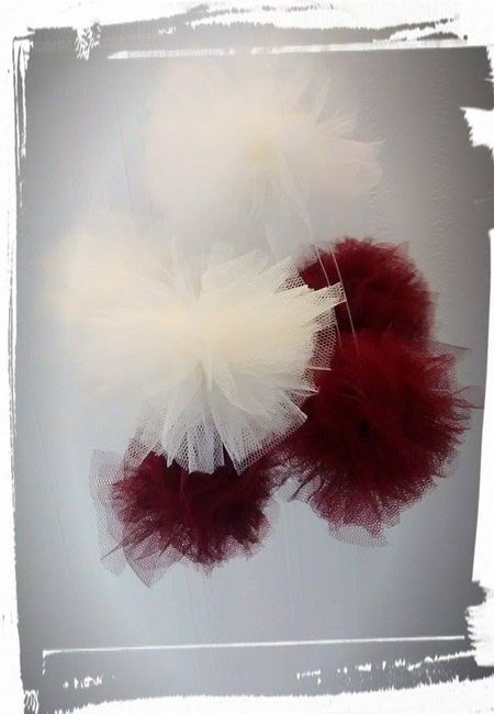pompons tulle