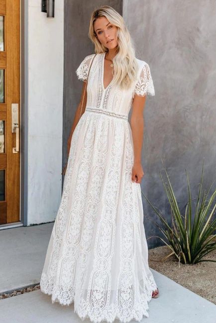 Robe de mariée Bohème (un peu atypique) 2
