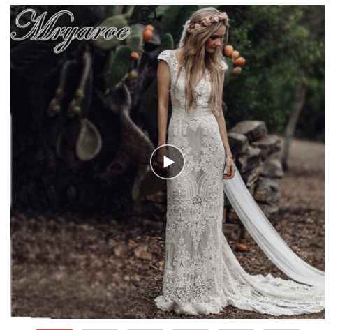 Robe de mariée Bohème (un peu atypique) - 1