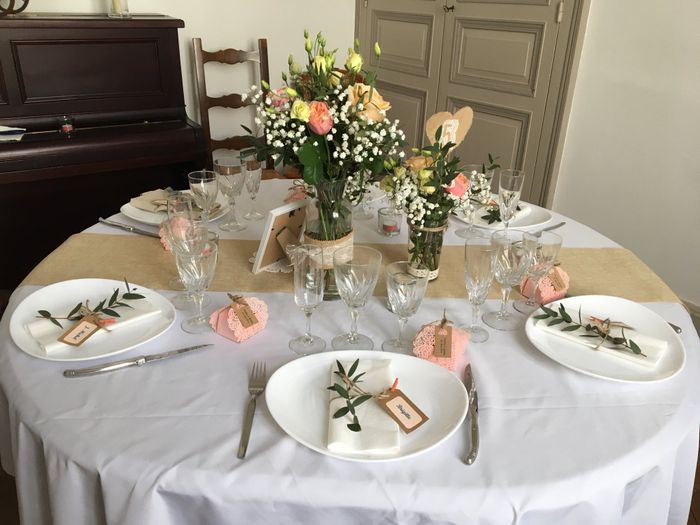 Besoin de vos avis deco table - 1