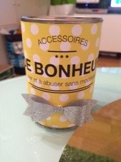 Boîte de conserve pour les accessoires photobooth