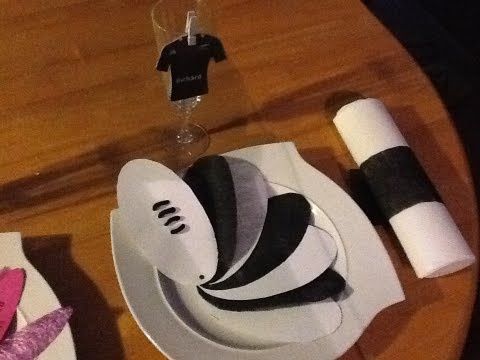 décoration table homme et femme