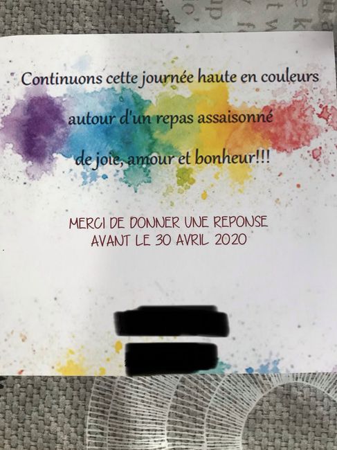 Faire part prêt 😁 2