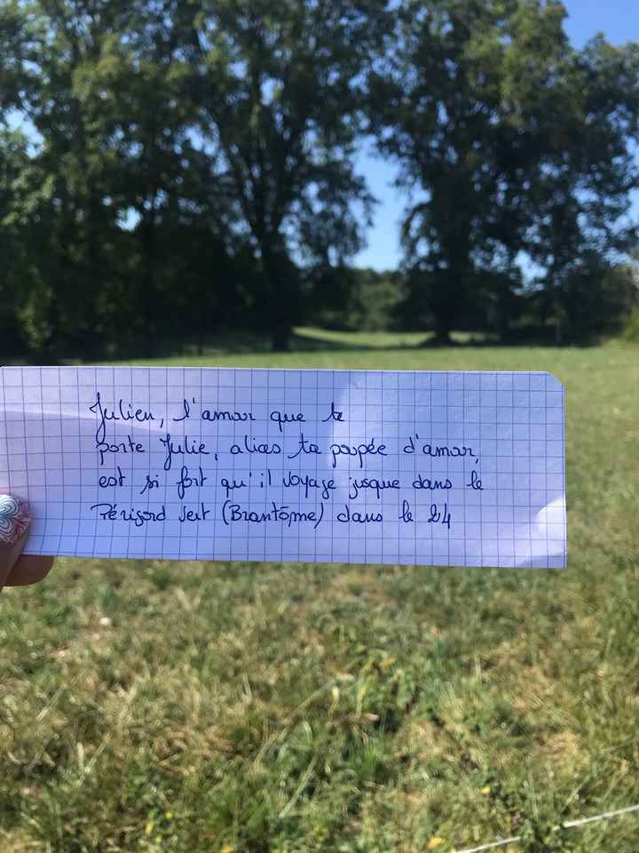 Moi aussi veux des « love notes » - 1