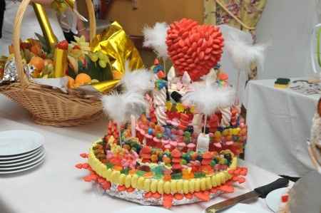 Notre gâteau de bonbons