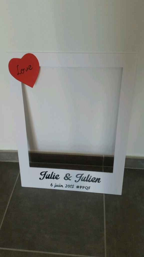Cadre photo pour le photobooth - 1