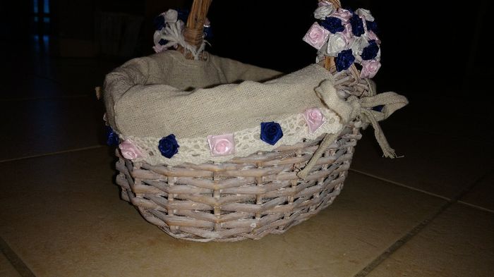 Avancées du weekend : initiales fleuries et panier - 4