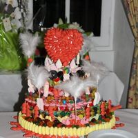 Notre gâteau de bonbons