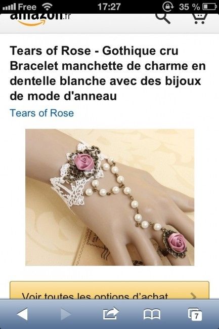 Bracelet rappel collier